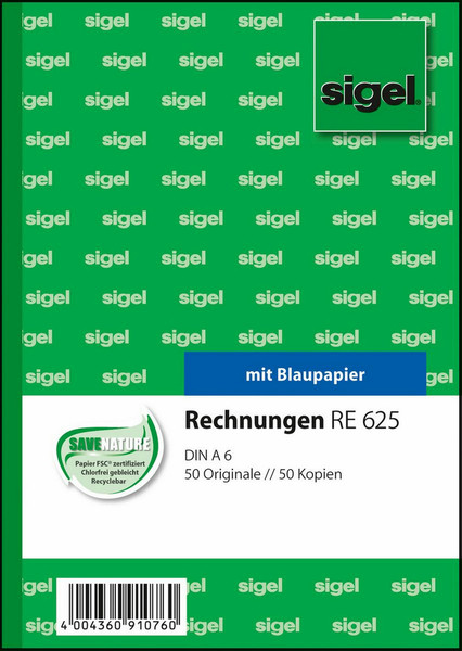 Sigel RE625 коммерческие бланки