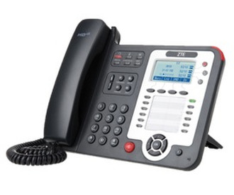 ZTE ZXV10 P806 Проводная телефонная трубка 3линий ЖК Черный IP-телефон