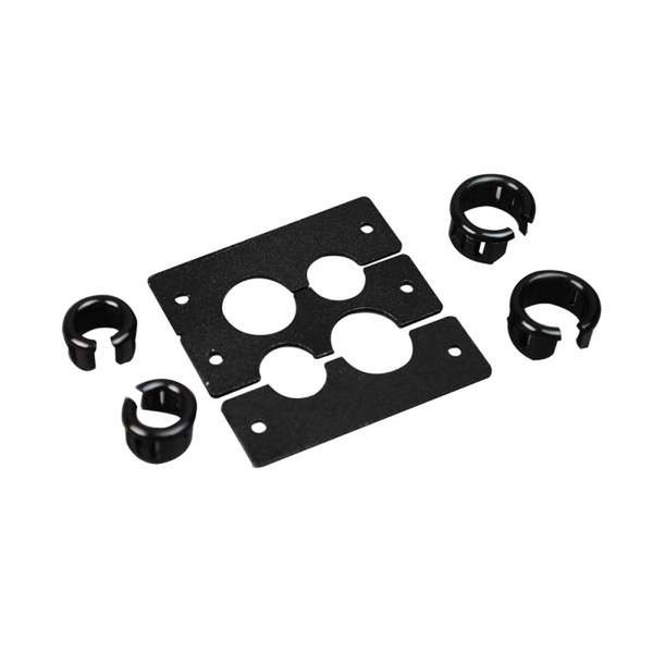 C2G Wiremold Audio/Video Interface Plates (AVIP) Cable Kit, 4 Openings (2 small and 2 large)