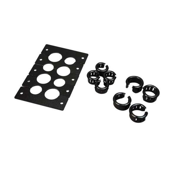 C2G Wiremold Audio/Video Interface Plates (AVIP) Cable Kit, 8 Openings (4 small and 4 large)