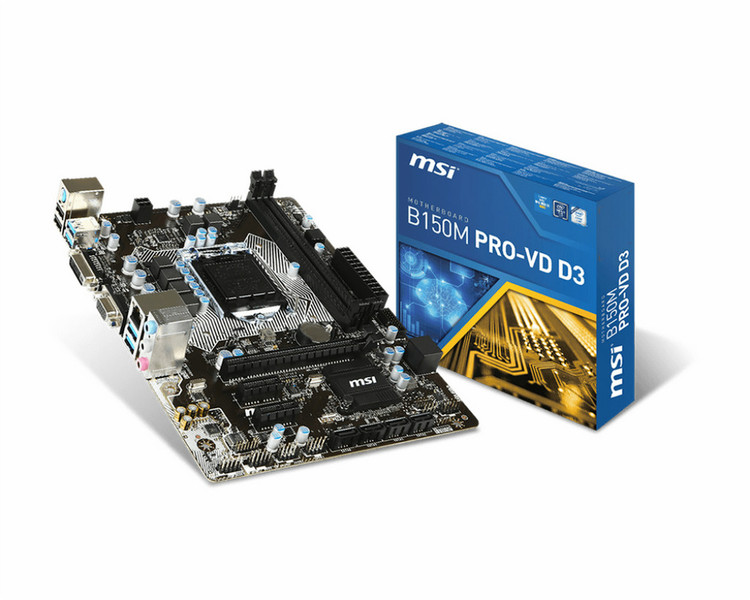MSI B150M PRO-VD D3 Intel B150 LGA1151 ATX Motherboard