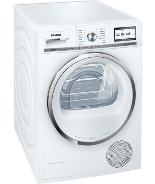 Siemens WT47Y782 freestanding Front-load 8kg A++ White tumble dryer