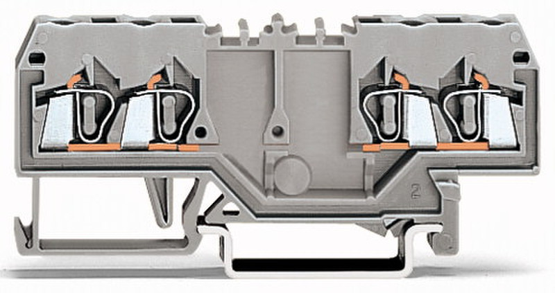 Wago 280-826 4P Grey electrical terminal block