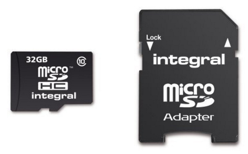 Integral MicroSDHC 32GB 32GB MicroSDHC UHS-I Class 10 memory card