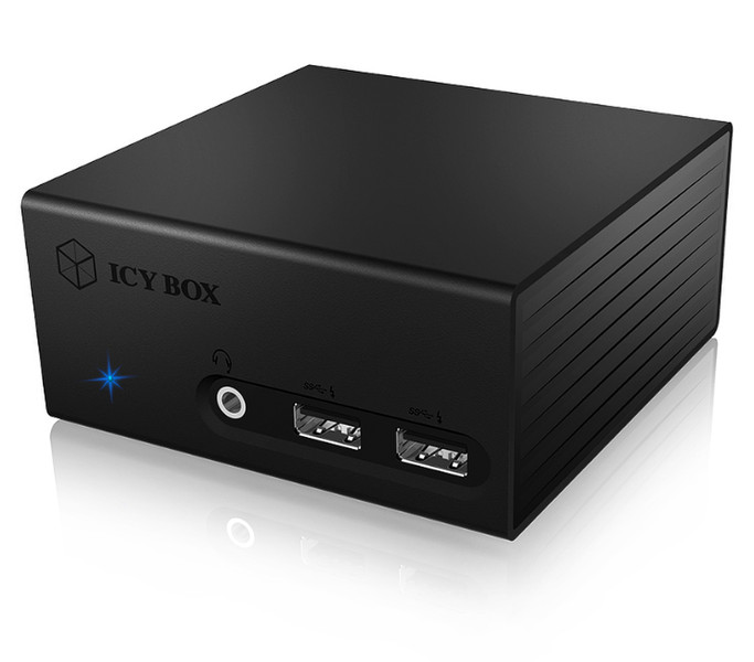 ICY BOX IB-DK2401AC USB 3.0 (3.1 Gen 1) Type-A Black