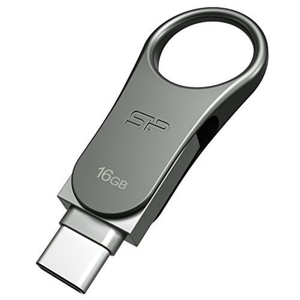 Silicon Power Mobile C80 16GB 16GB USB 3.0 (3.1 Gen 1) Type-A/Type-C Titan USB-Stick