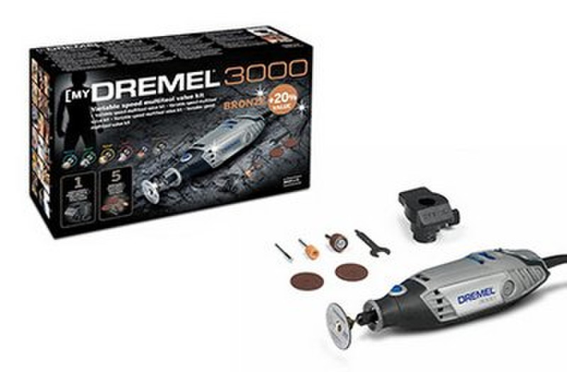 Dremel 3000-1/5 33000RPM 130W Schwarz, Silber Elektrisches Multi-Tool