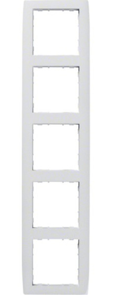 Hager WYR250 Белый рамка для розетки/выключателя