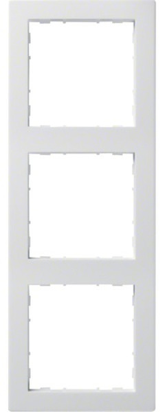 Hager WYR130 White switch plate/outlet cover