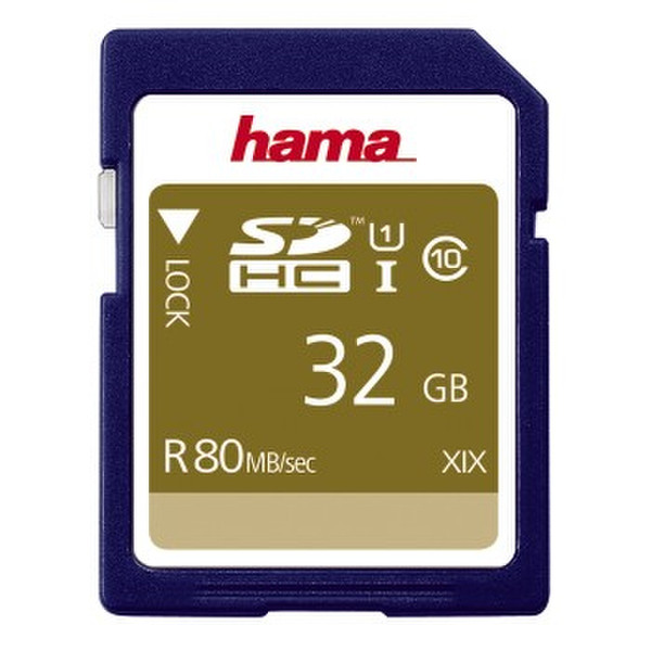Hama SDHC 32GB 32ГБ SDHC UHS-I Class 10 карта памяти