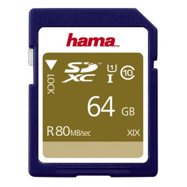 Hama SDXC 64GB 64ГБ SDXC UHS-I Class 10 карта памяти
