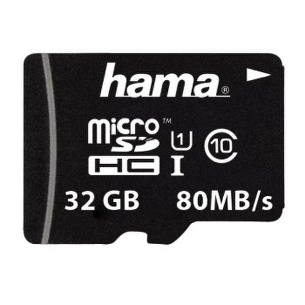 Hama microSDHC 32GB 32ГБ MicroSDHC UHS-I Class 10 карта памяти