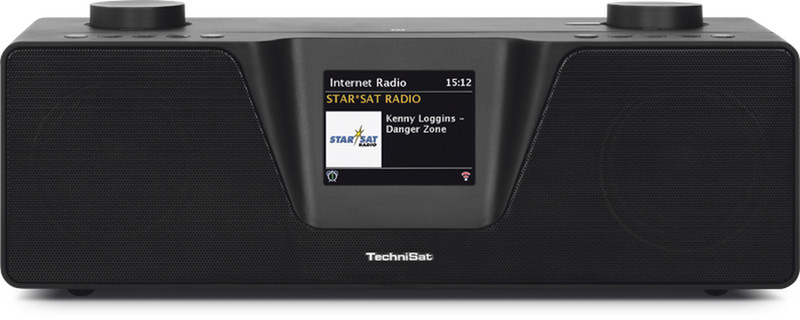 TechniSat DigitRadio 510 Internet Analog & digital Черный радиоприемник