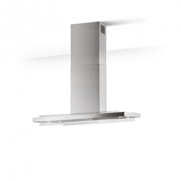 Boretti BCHSTI-90 IX Island 610m³/h A Black,Stainless steel cooker hood