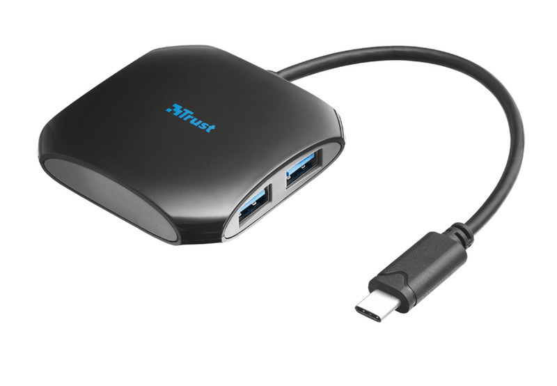 Trust 21010 USB 3.0 (3.1 Gen 1) Type-C Black interface hub