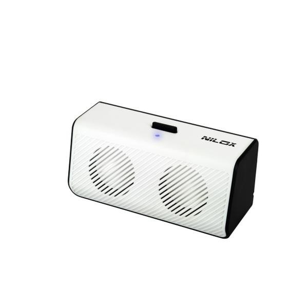 Nilox 10NXPSJ3C3002 Stereo 4W Rechteck Weiß Tragbarer Lautsprecher
