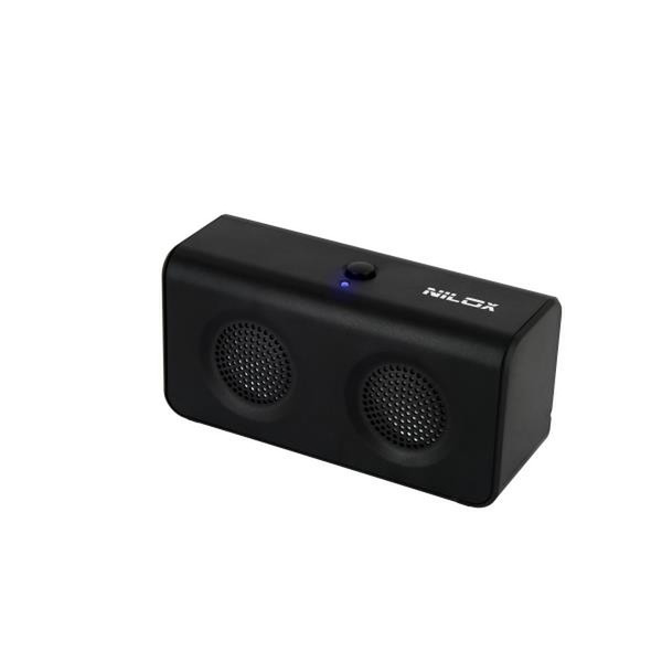 Nilox 10NXPSJ3C3003 Stereo 4W Rechteck Schwarz Tragbarer Lautsprecher