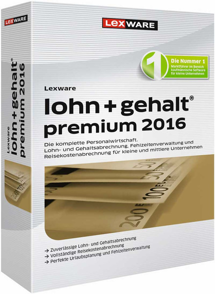 Lexware Lohn+Gehalt premium 2016