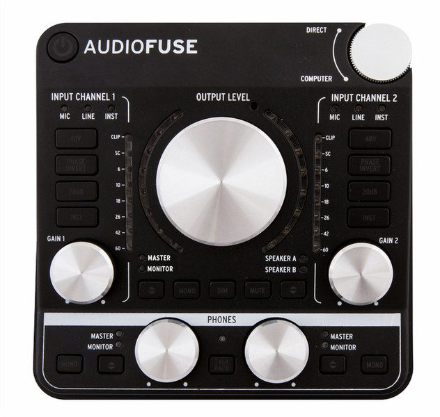 Arturia AUDIOFUSE 192кГц Черный цифровой аудио рекордер