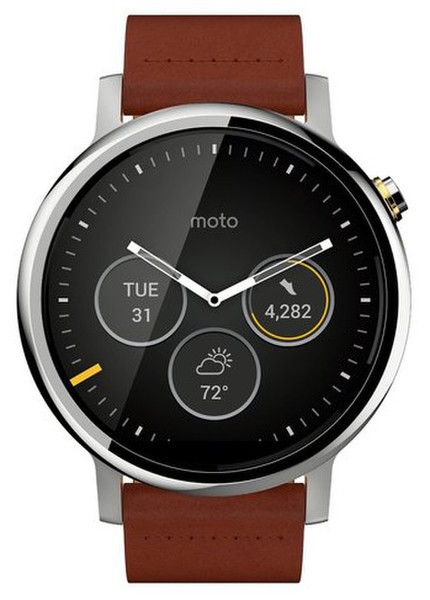 Motorola Moto 360 2Gen 1.37Zoll LCD Silber Smartwatch