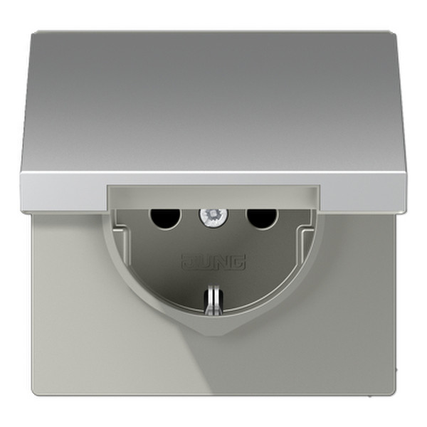JUNG AL 1520 KIKL Type F (Schuko) Aluminium outlet box