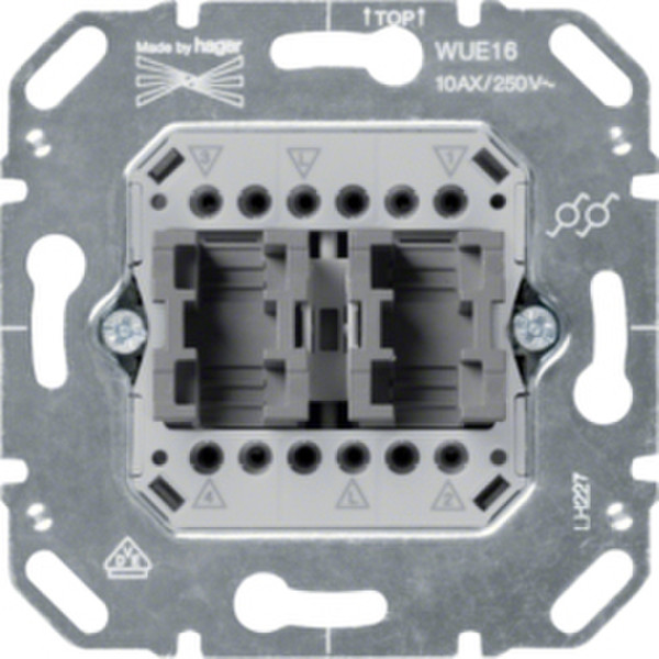 Hager WUE16 10A Elektrischer Steckdosenkoppler