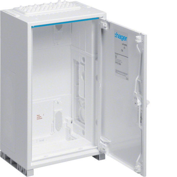 Hager FP31SN Freestanding White rack