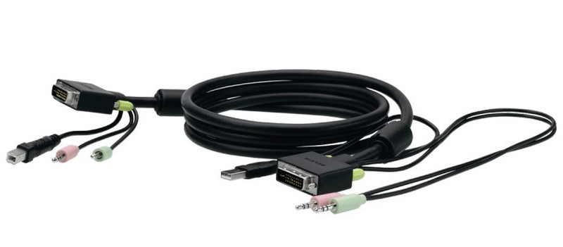 Linksys DVI USB 3.5mm 3m 3м Черный