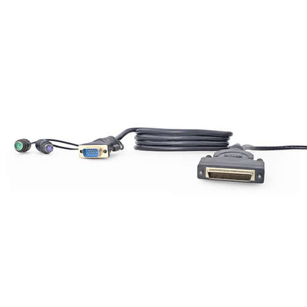 Linksys OmniView Dual Port Cable, PS/2 1.8m Black