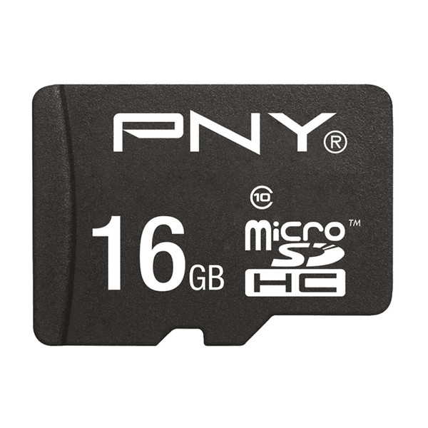 PNY 16GB, Class 10, MicroSD 16GB MicroSDHC Klasse 10 Speicherkarte