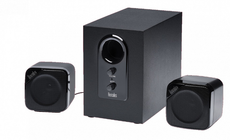 Hercules 2.1 Cube 2.1channels 20W Black speaker set