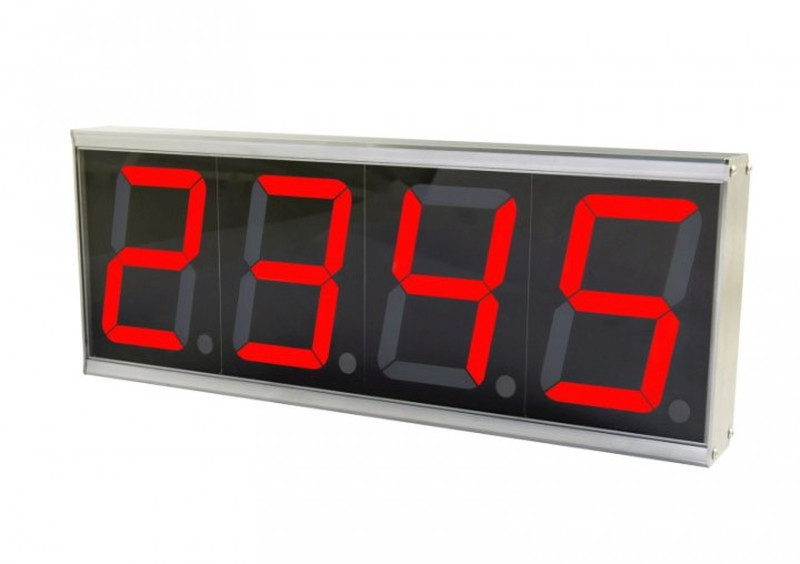 ALLNET ALL-POE-CNT-1 Digital wall clock Прямоугольник Серый настенные часы