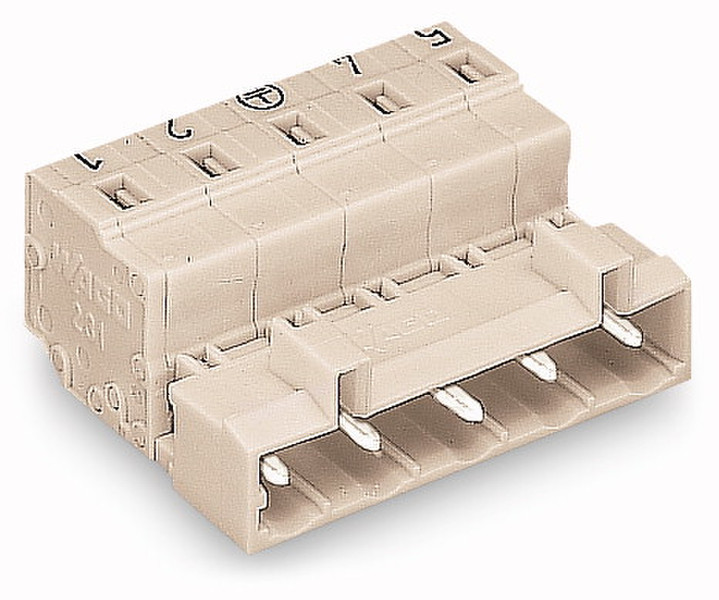 Wago 723-605/000-042 5P Серый electrical terminal block