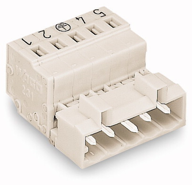 Wago 721-603/018-042 3P Grey electrical terminal block