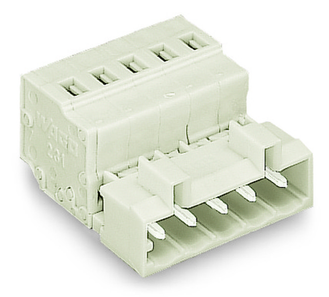 Wago 721-604 4P Grey electrical terminal block