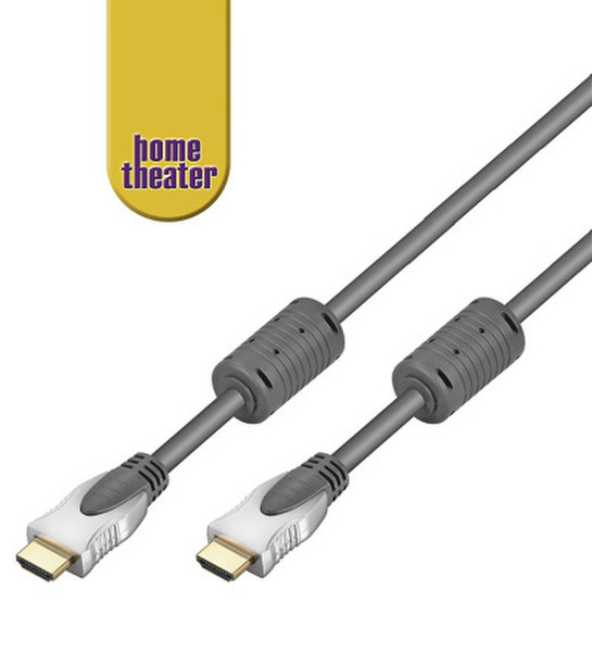 Wentronic HT 250-075 0,75m 0.75m HDMI HDMI Black HDMI cable