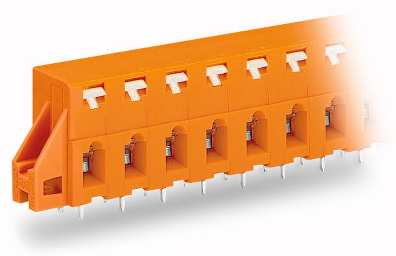 Wago 741-428 8P Orange Elektrischer Anschlussblock