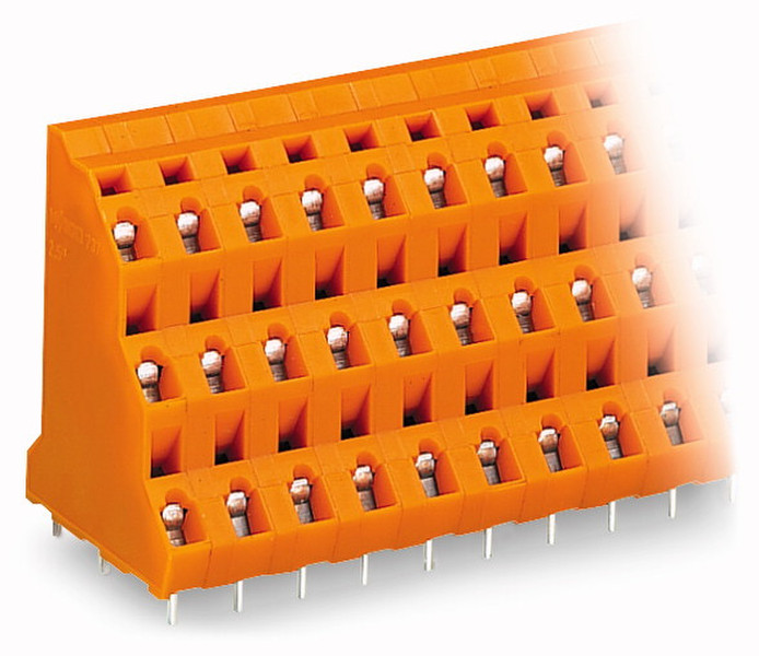 Wago 737-602 2P Orange Elektrischer Anschlussblock