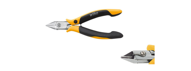 Wiha Diagonal cutters Professional ESD with wire trapping spring