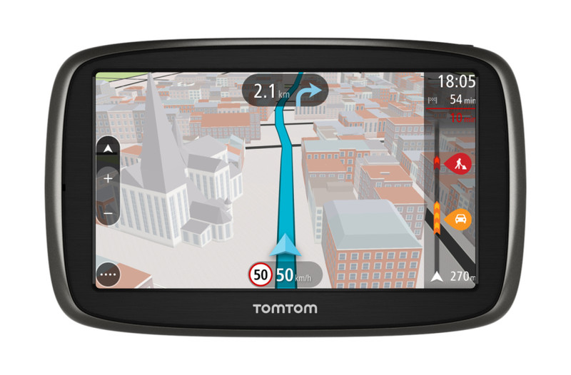 TomTom GO 51 Fixed 5Zoll Touchscreen 235g Schwarz Navigationssystem