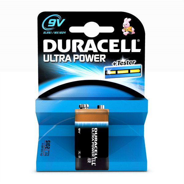 Duracell 9V Ultra Power Щелочной 9В батарейки
