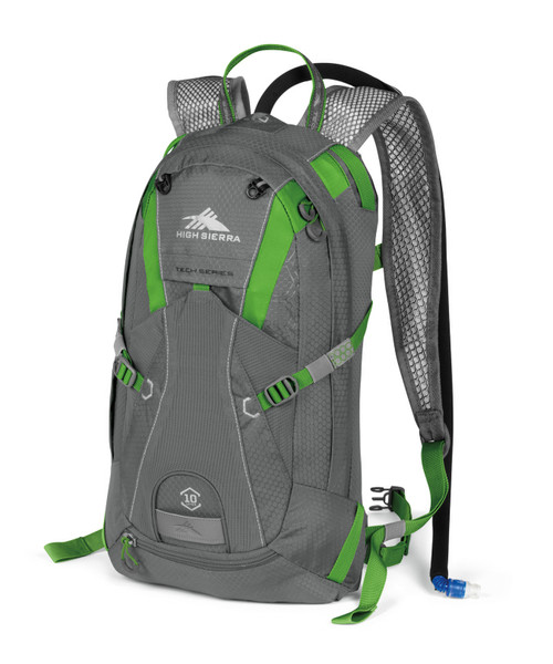 High Sierra Barcroft 10 Unisex 10L Nylon Green,Grey travel backpack