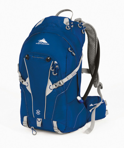 High Sierra Gallatin 22 Unisex 22L Polyester Blue,Grey travel backpack