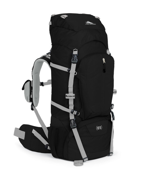 High Sierra Sentinel 65 Unisex 65L Polyester,Polyurethane Black,Grey travel backpack