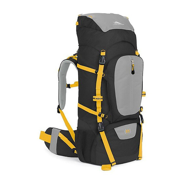 High Sierra Sentinel 65 Unisex 65L Polyester,Polyurethane Grey,Yellow travel backpack