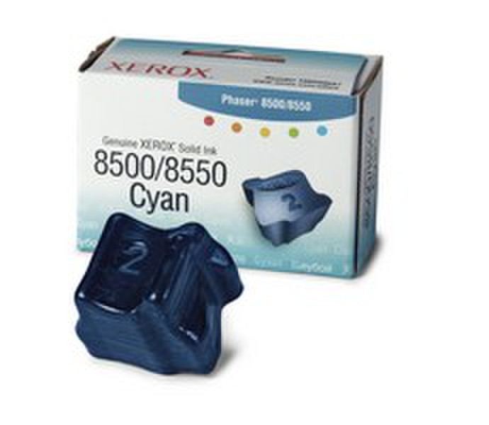 Xerox Cyan Solid Ink for Phaser 8500/8550 1000страниц 1шт чернильный стержень