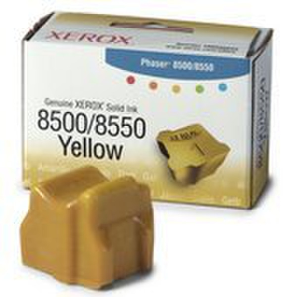 Xerox Yellow Solid Ink for Phaser 8500/8550 1000страниц 1шт чернильный стержень