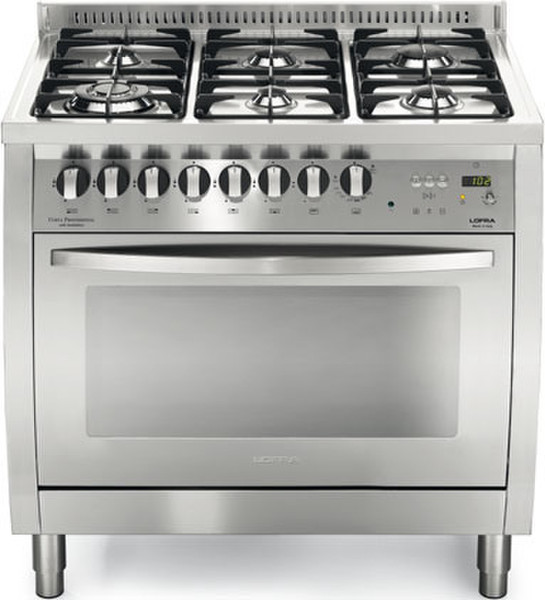 Lofra CSG96MF/C Freestanding Gas hob A Stainless steel cooker