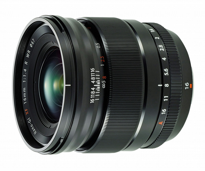 Fujifilm XF 16mm F/1.4 R WR SLR Wide lens Schwarz