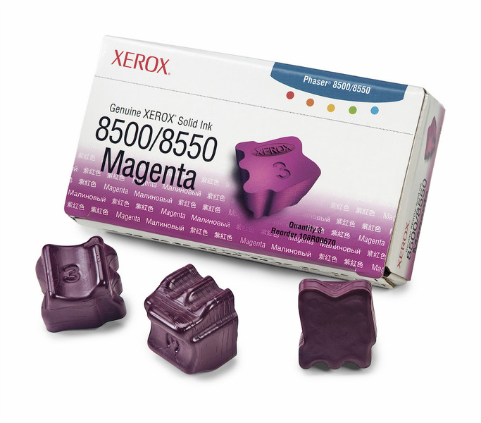 Xerox 108R00670 Magenta 3000Seiten 3Stück(e) Tinten Colorstick